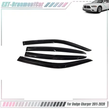 Fit For Dodge Charger 2011-19 20 Window Vent Visors Sun Rain Guards Deflectors