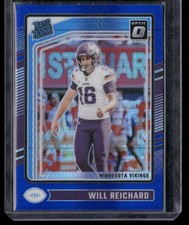 2024 Panini Will Reichard #297 Blue Prizm Optic Donruss 