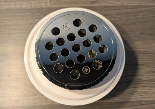 Signature Hardware Menlo Round Shower Drain - Chrome SH439112CP - Picture 2 of 4