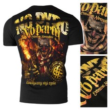 Herren T-Shirt Fußball Football Polish Hooligans Ultras No pyro no party Joker