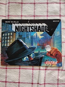 Nightshade and Faxanadu NES Games. Nightshade Manual and a Game Sleeve included.
