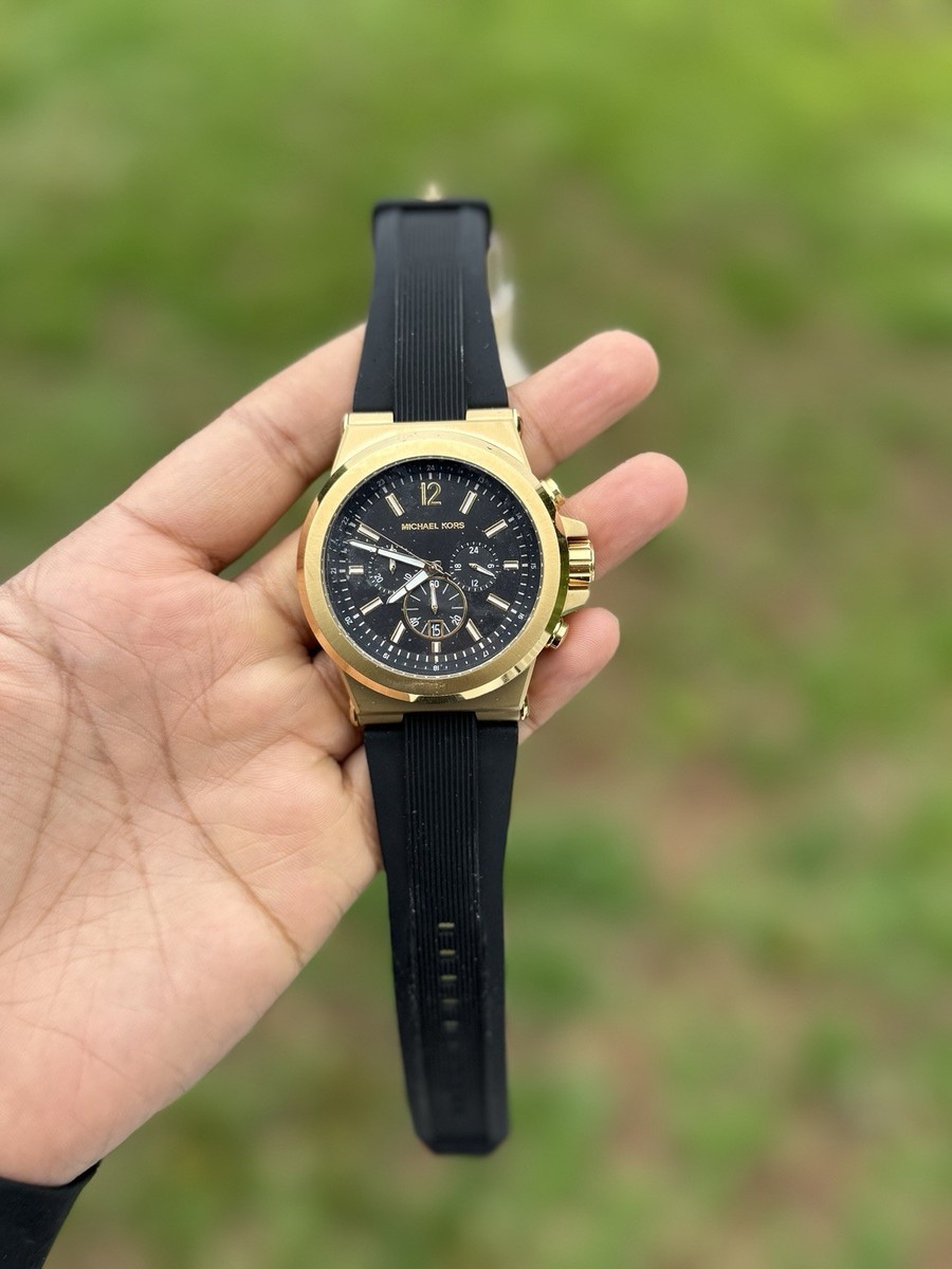 Michael Kors Men's Dylan Chronograph Black Dial Watch | eBay