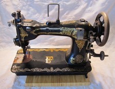 Stoewer Record F Nähmaschine Teileträger Restaurationsobjekt Blickfang antik