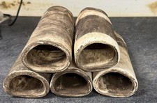 Welshöhlen l 333Oval  5 Stück schwarz weiß    4–4,5 Dm Und 15 Cm Lang