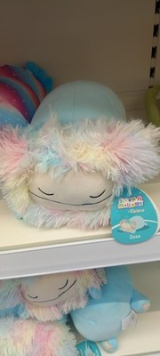 Squishmallow Zozo Bigfoot Sleep A Mallow UK exklusiv neu mit Etikett 8 Zoll weiches Plüschtier