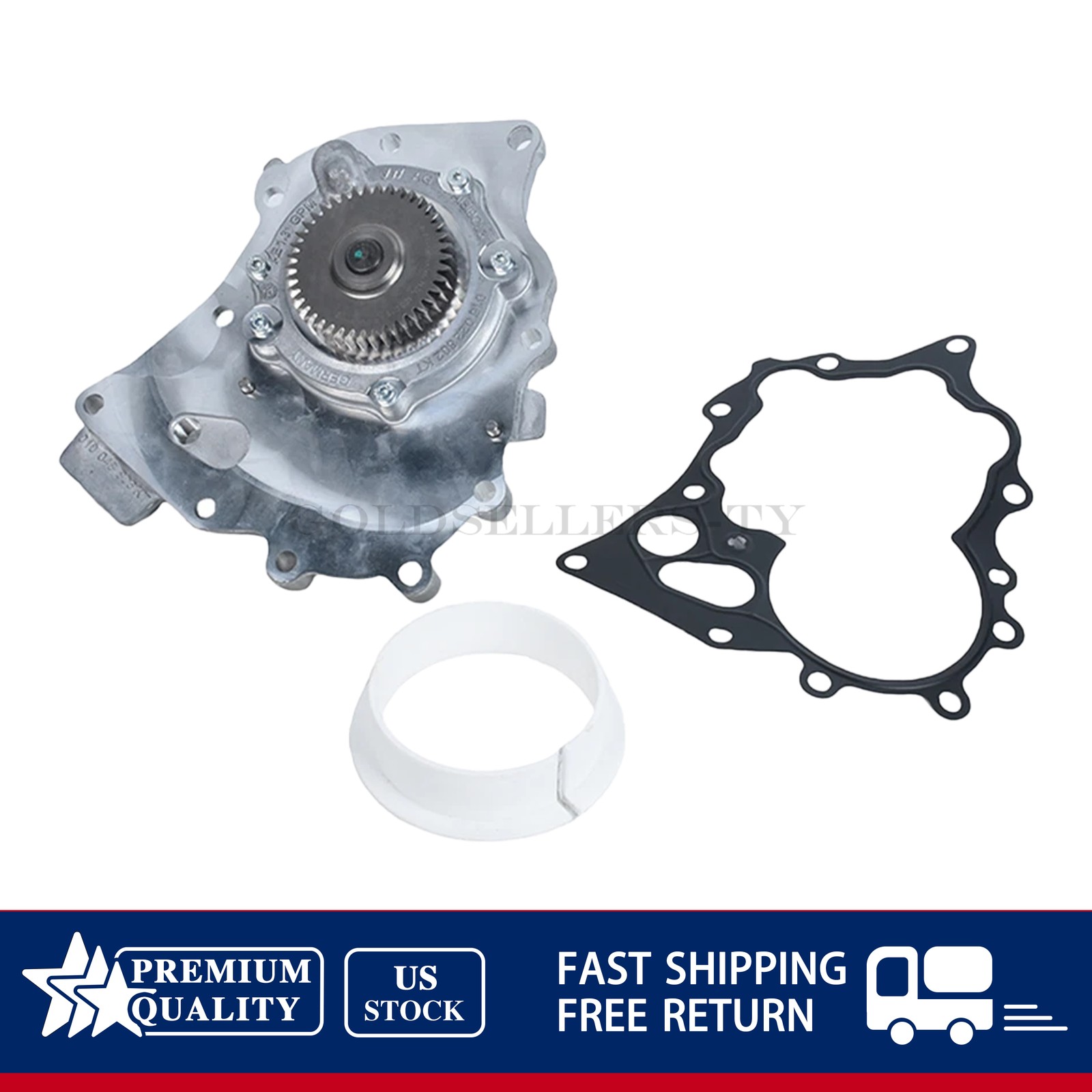 NEW Engine Water Pump For Audi A8 S8 RS7 RSQ8 Cayenne Panamera Urus Bentley 4.0T