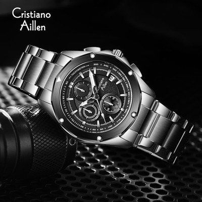 Cristiano Aillen CA Watches for Men Waterproof Stainless Steel