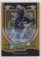 2021 Panini Prizm Draft Picks Crusade Gold 10/10 Jordan McCants #C-JM Auto uk2
