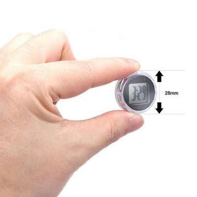 Mini-Motorraduhr Uhr wasserdichte aufklebbare Motorrad-Digitaluhrzeit