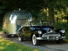 Cars 1948 Buick Roadmaster Convertible Sedan 76c Art Print Poster 11x17
