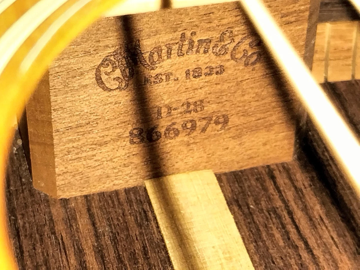 Martin D-28 Akustikgitarre Fichte Palisander Dreadnought mit Original Hartsch...