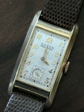 Vintage 1938 Gruen Precision Watch with 14K Solid Yellow Gold Case 17j