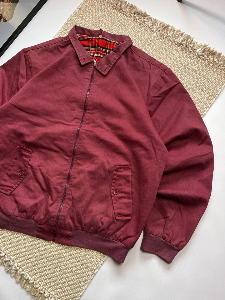 Baracuta G9 Estilo Vintage Algodón Cremallera Chaqueta Bomber Hombre’s L Abrigo Inglaterra Reino Unido Foto 4 de 4
