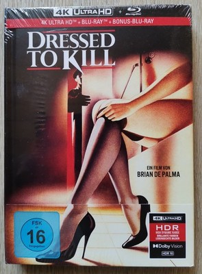 Dressed to Kill - Limited Edition Mediabook (4K UHD+Blu-Ray+Bonus) Neu & OVP