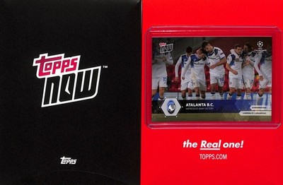 2020-21 TOPPS NOW UEFA #25 ATALANTA B.C. - PR 131 - IMPRESSIVE AWAY VICTORY
