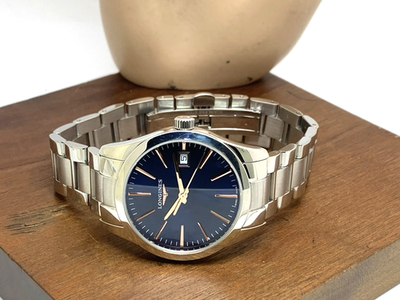 Longines Women's Watch L23864926 Conquest Swiss Quartz Blue Dial