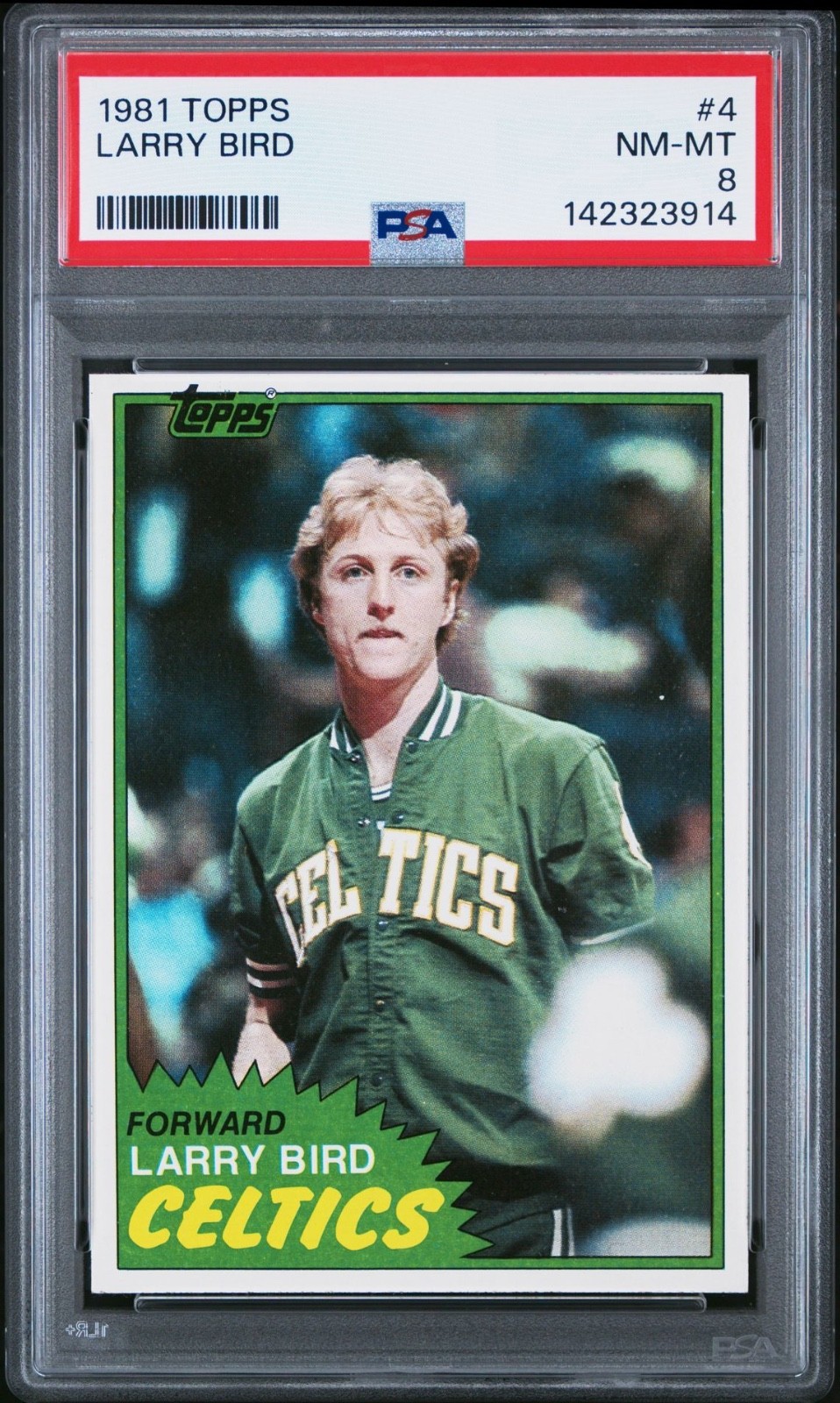 1981-82 Topps Larry Bird #4 PSA 8 NM-MT