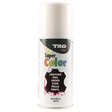 White Super Color Spray Dye   Leather and Synthetic Leather Paint