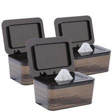 3-Pack Wipes Dispenser with Seal Lid   Moisturizing Wipes Holder, Storage Case