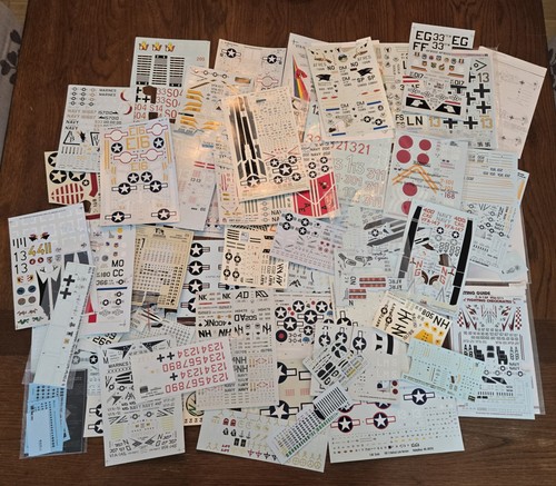 Model Airplane Decal Sheets Lot Afterburner AeroMaster Super Scale Eagle Strike