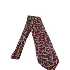Ferrell Reed Silk Men's Neck Tie Geometric Vintage