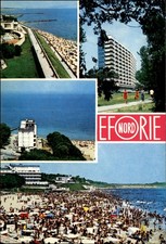 Eforie Nord Romania Beach vintage postcard u477