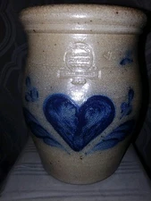1989 Rowe Pottery Cobalt Blue Great Condition With Paperwork