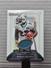 2006 Ronnie Brown Bowman Sterling #BS-RB Game Worn Jersey Card! MINT CONDITION!!