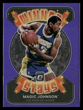 2021-22 Donruss Optic #16 Magic Johnson Winner Stays Purple