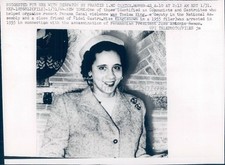 1964 Photo Thelma King Deputy National Assembly Fidel Castro Friend