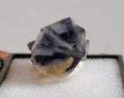 Purple Green Fluorite Crystal Mineral Specimen in Display Box — photo 1
