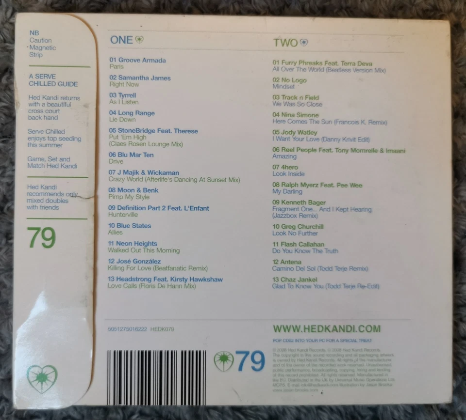Hed Kandi 79 - Serve Chilled (2008 Double CD Digipak) - Image 2 of 4