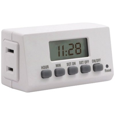 Prime EZ-Set 125V 24 Hr. Indoor Digital Timer TNIDEZ1 Prime TNIDEZ1 054732829149
