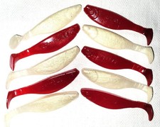 10/ 4.25" Relax Kopyto Paddle tail Shad Soft Lure Perch Pike Walleye