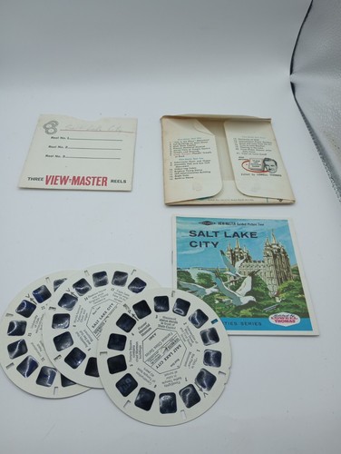 Salt Lake City Utah Famous Cities Series View-Master Pack A 348 W/12 Pg booklet - Foto 2 di 5