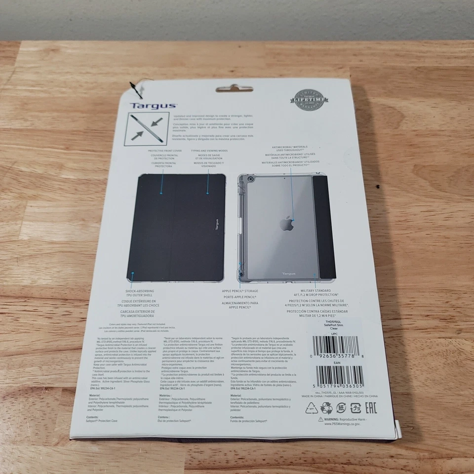 Targus THD515GL Case for iPad 10.2-Inch Clear New - Image 3 of 4