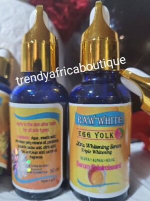 Evob RawWhite EGG YOLK ecclaircissant. 50ml x1 bottle.  
