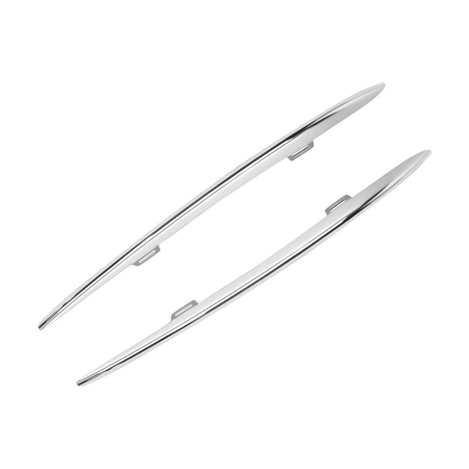 Left & Right Front Bumper Grille Lower Chrome for Mercedes Benz GLE