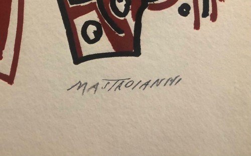 Grabado de Umberto Mastroianni. Sin título. Prueba de autor. Original firmado. - Imagen 6 de 8