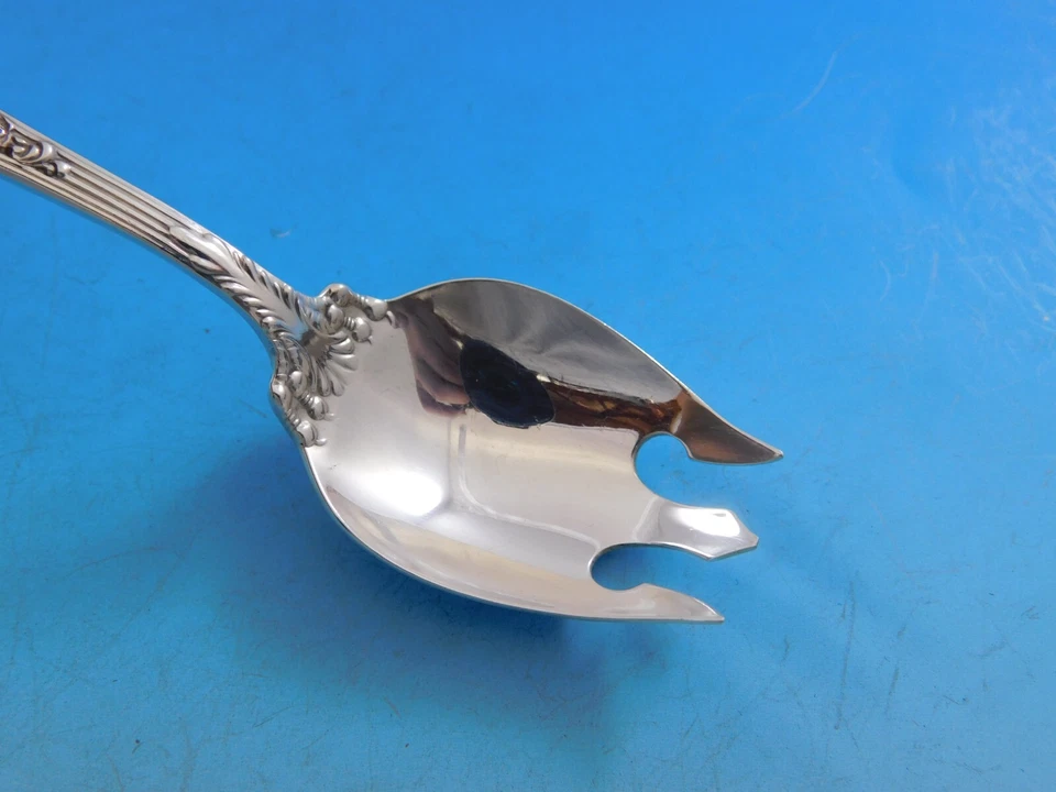Tenedor de helado Georgian by Towle de plata esterlina antiguo 5 1/8" original antiguo  Foto 2 de 4