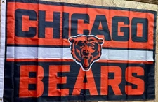 Chicago Bears 3x5 Ft. Flag Banner - One or Two Double Sided Same Image