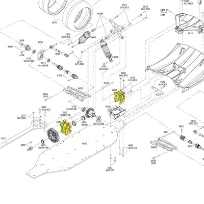 SLASH 4X4 XO-01 RC Parts 