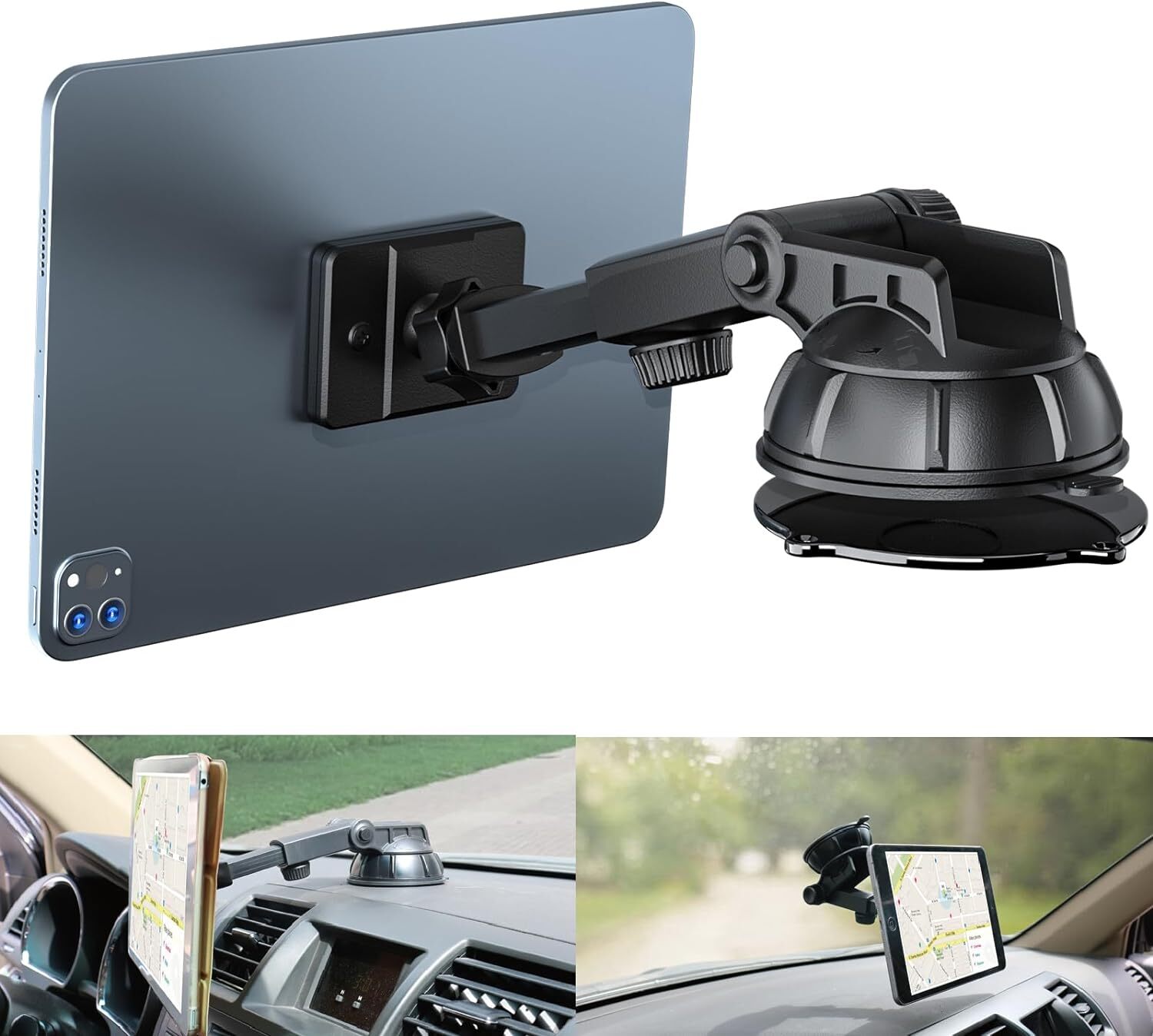 Magnetic Car Phone Tablet Holder for iPhone iPad Size 4