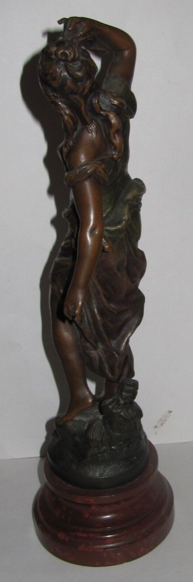 Par Moreau (Med.a 高さ約60cm 大理石台座 1861-1906) ○L ECKO Par