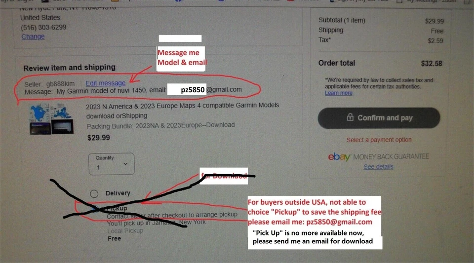 2026 Australia New Zealand map  for COMPATIBLE Garmin GPS Read List Compatible - Image 3 of 4
