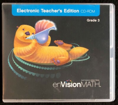 3rd Grade enVision ELECTRONIC TEACHER'S EDITION CD-ROM - Hard Case ...