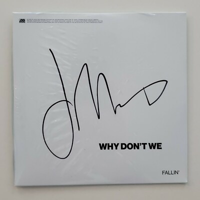Jonah Marais Signed Why Don't We - Fallin' CD Single Sleeve NEW