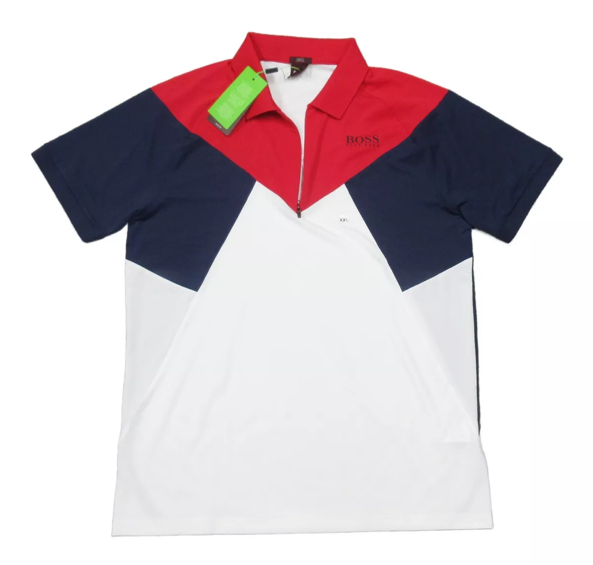Boss polo shirt clearance white