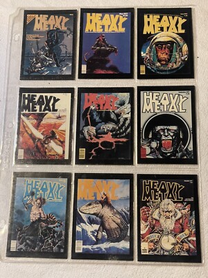 Heavy Metal Trading Cards 1991 incomplete missing 2 cards | eBay