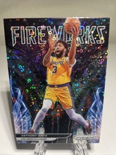 Anthony Davis 2021-22 Panini Prizm Fast Break Fireworks #16 Silver Disco💥Lakers